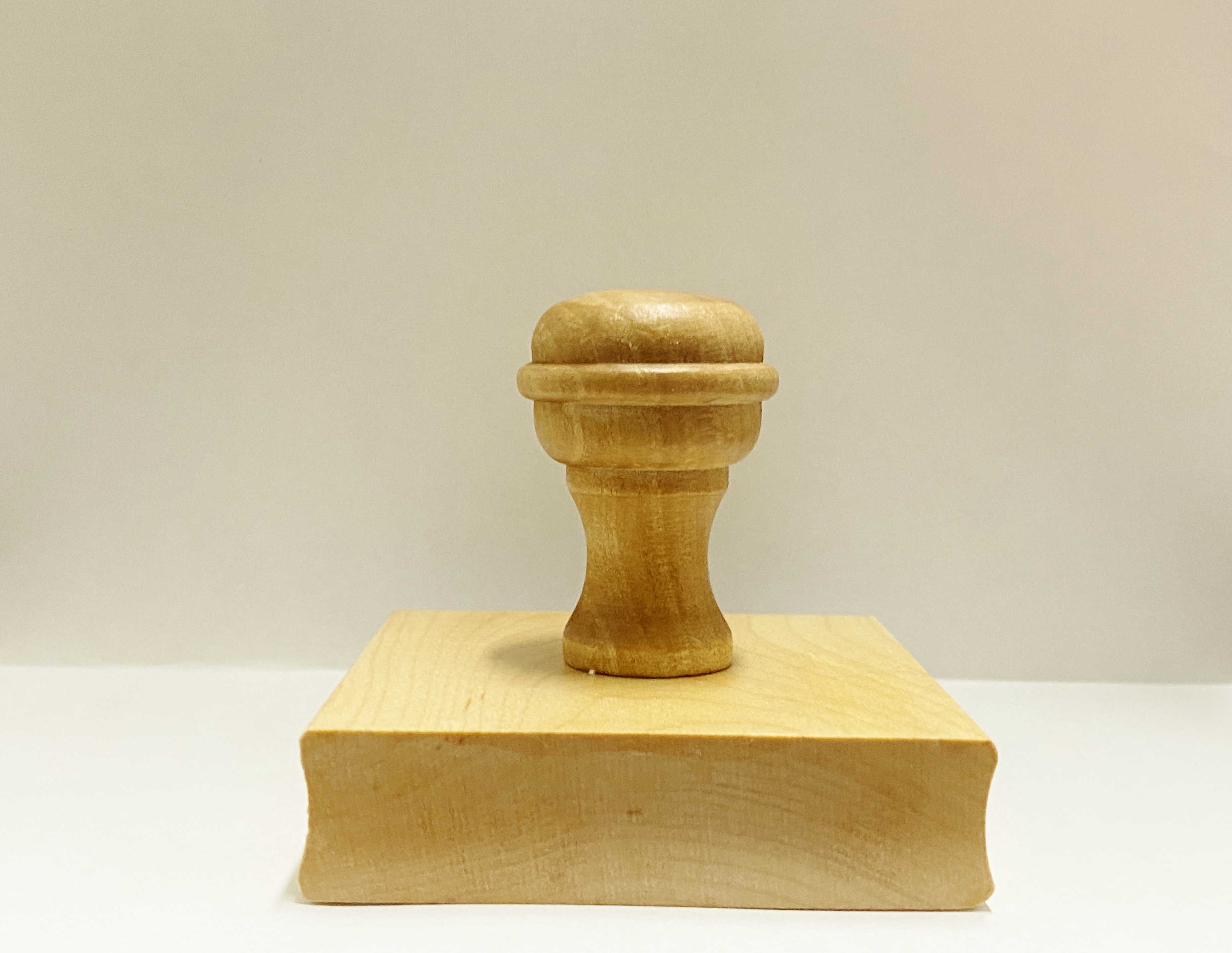 Wood Stamp with handle - Atlas Stamp & Engraving